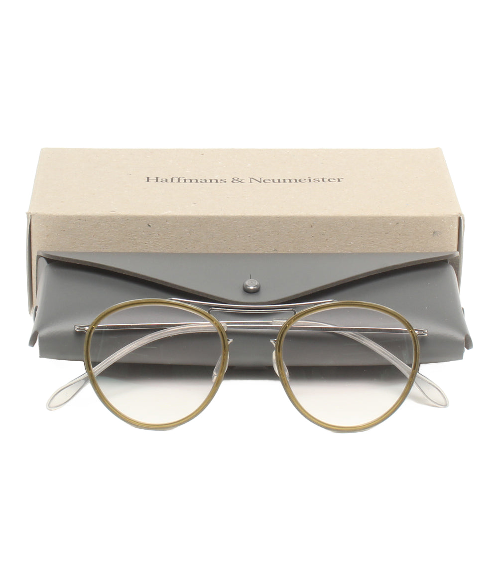 美品 Haffmans&Neumeister 伊達メガネ アイウェア 48□20 HARPER 44725 レディース ハフマンス&ノイマイスター