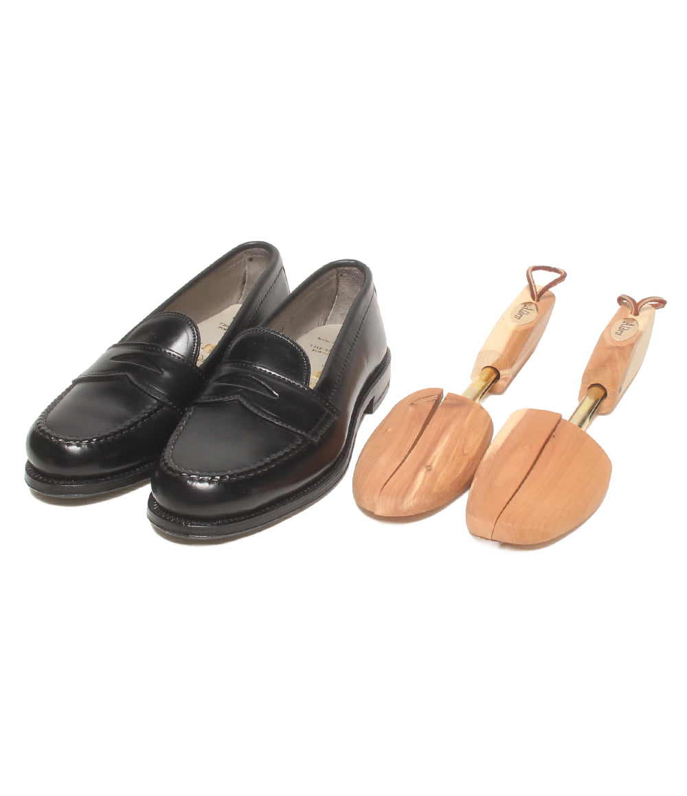 訳あり ALDEN ローファー 987 ペニーローファー コードバン ブラック メンズ SIZE 6 オールデン