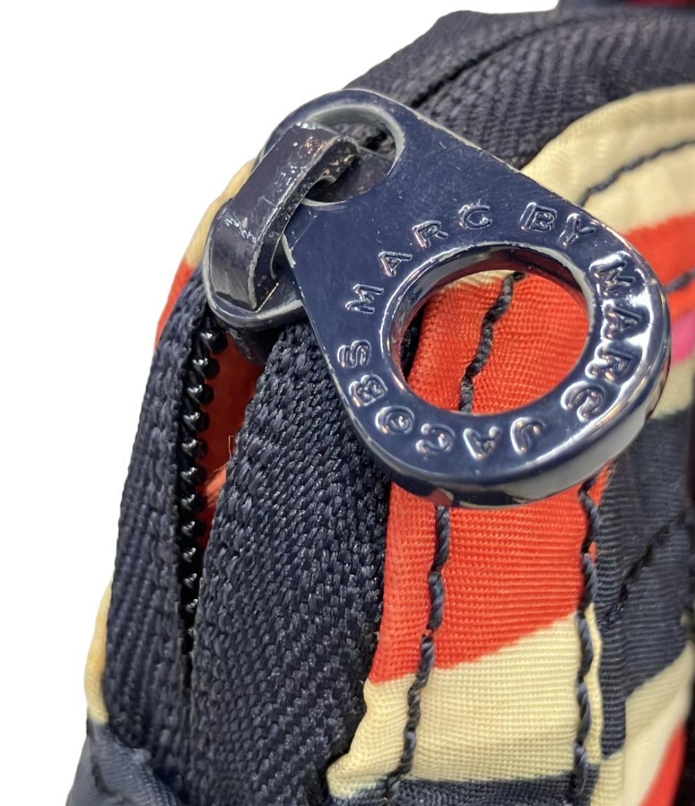 MARC BY MARC JACOBS 2way ハンドバッグ ショルダーバッグ 斜め掛け ボーダー柄 レディース マークバイマークジェイコブス