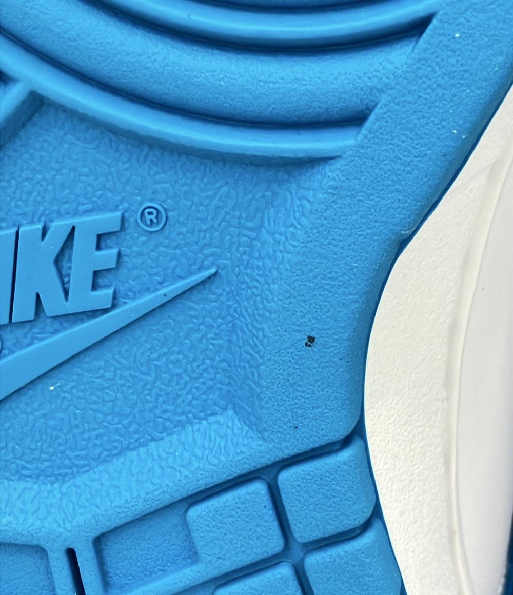 美品 NIKE ハイカットスニーカー チャンピオンシップ ブルー ダンク ハイ レトロ DD1399-400 メンズ SIZE 27.0 (L) ナイキ