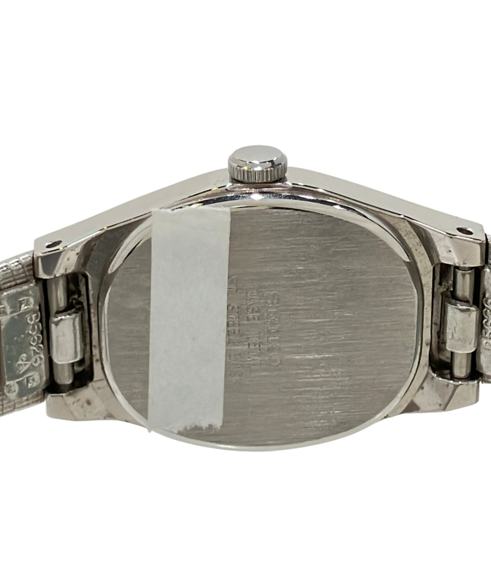 SEIKO 腕時計 クオーツ シルバー 4N01-5021 レディース セイコー