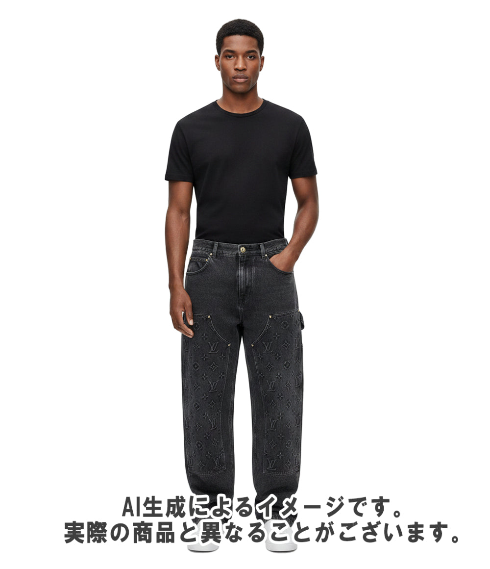 LOUIS VUITTON モノグラム カーペンター デニムパンツ RM241Q CHX HQD45W メンズ SIZE 30 ルイ・ヴィトン
