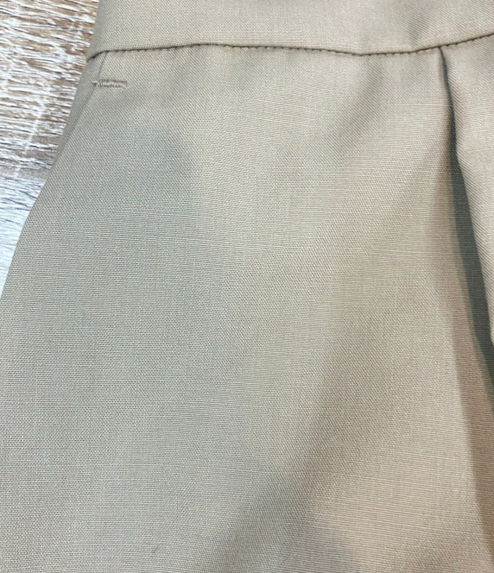 avec deuxclefs パンツ サロペット風 ワイド タック KK24SS-06 レディース SIZE L アヴェクデュクレ