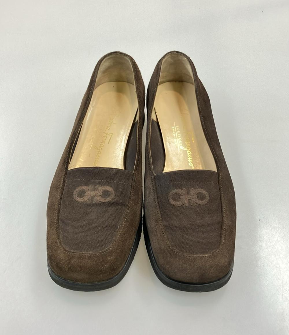 Salvatore Ferragamo ローファー スエード レディース SIZE 7 (24.5cm) サルヴァトーレフェラガモ
