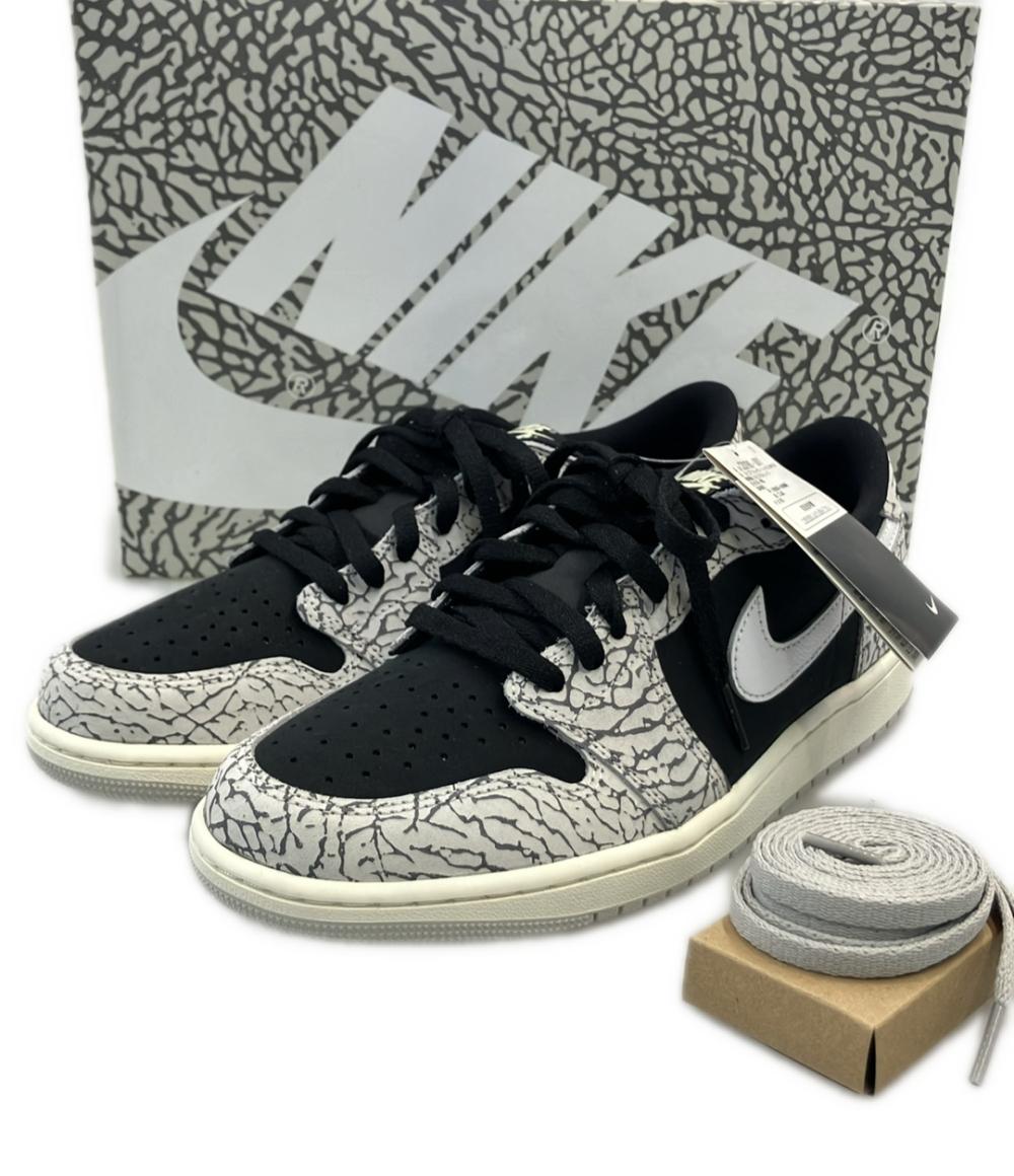 美品 AIR JORDAN NIKE ローカットスニーカー エアジョーダン1 レトロ 