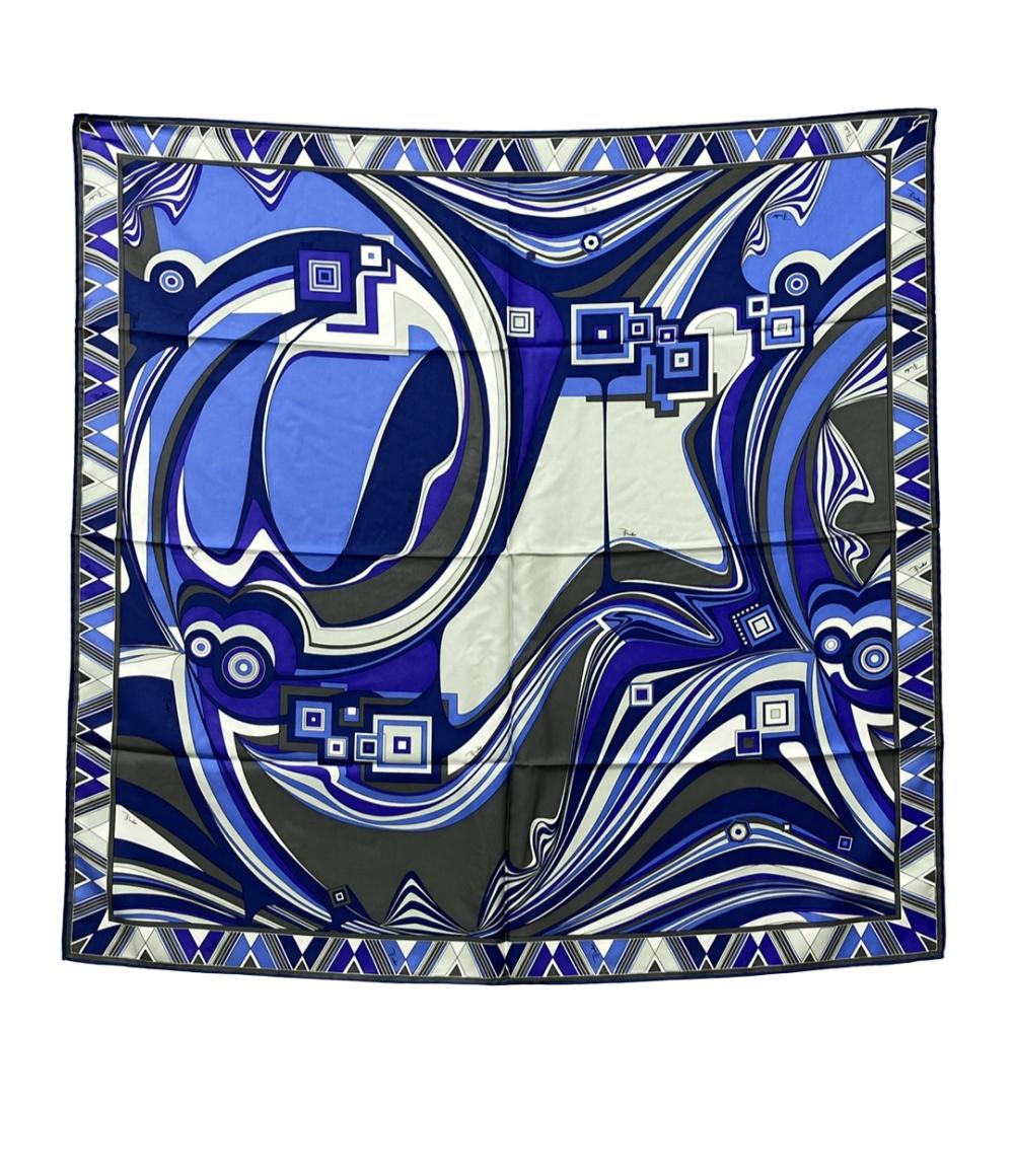 EMILIO PUCCI エミリオプッチ幾何学柄 シルク サテン EMILIO PUCCI