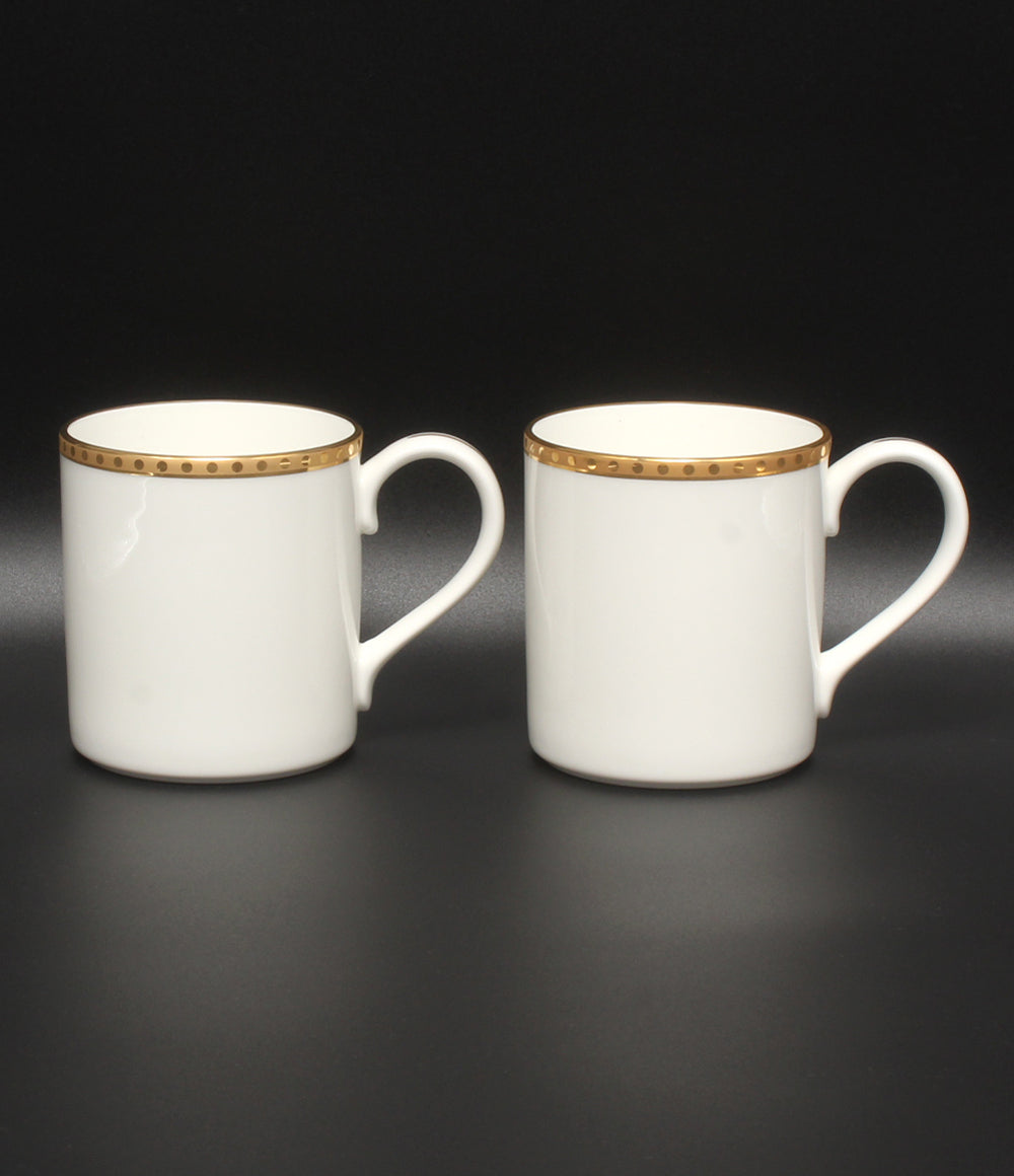 美品 Tiffany & Co. マグカップ 2点セット ペア ゴールドバンド