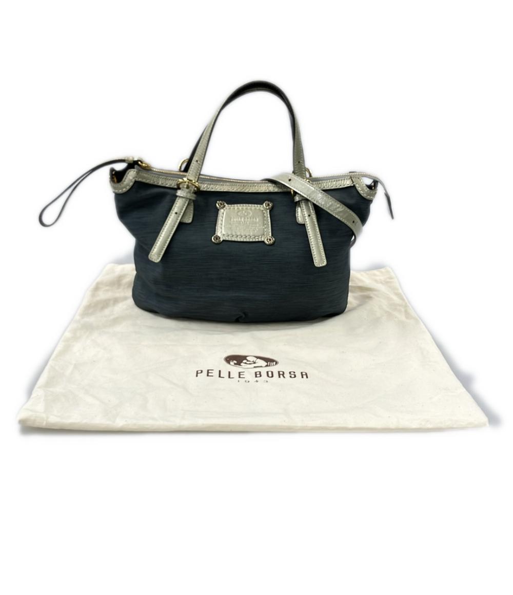 PELLE BORSA 2way ハンドバッグ ショルダーバッグ 斜め掛け レディース ペレボルサ