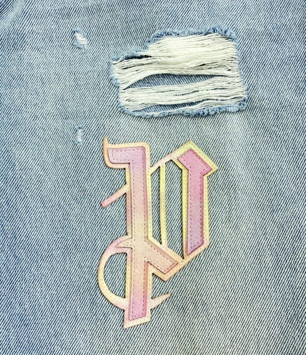 美品 パームエンジェルス レインボーロゴパッチデニムパンツ メンズ SIZE 30 (M) Palm Angels