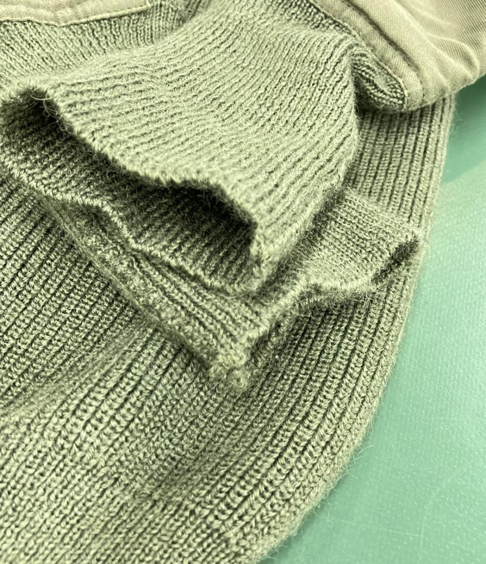 リソウ 切り替えニットセーター メンズ ReSew