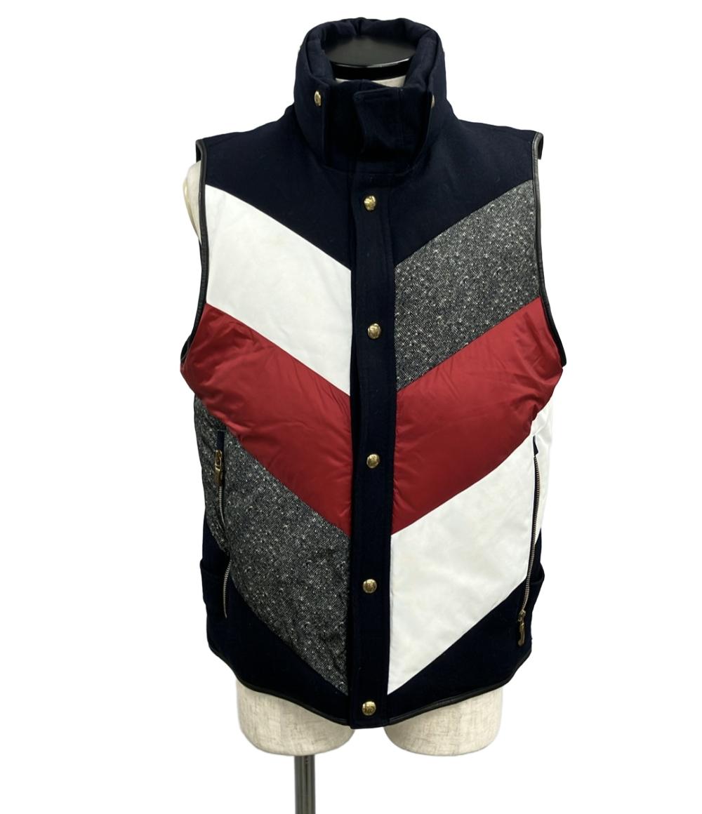 MONCLER GAMME BLEUガムブルーネイビー ダウンベスト