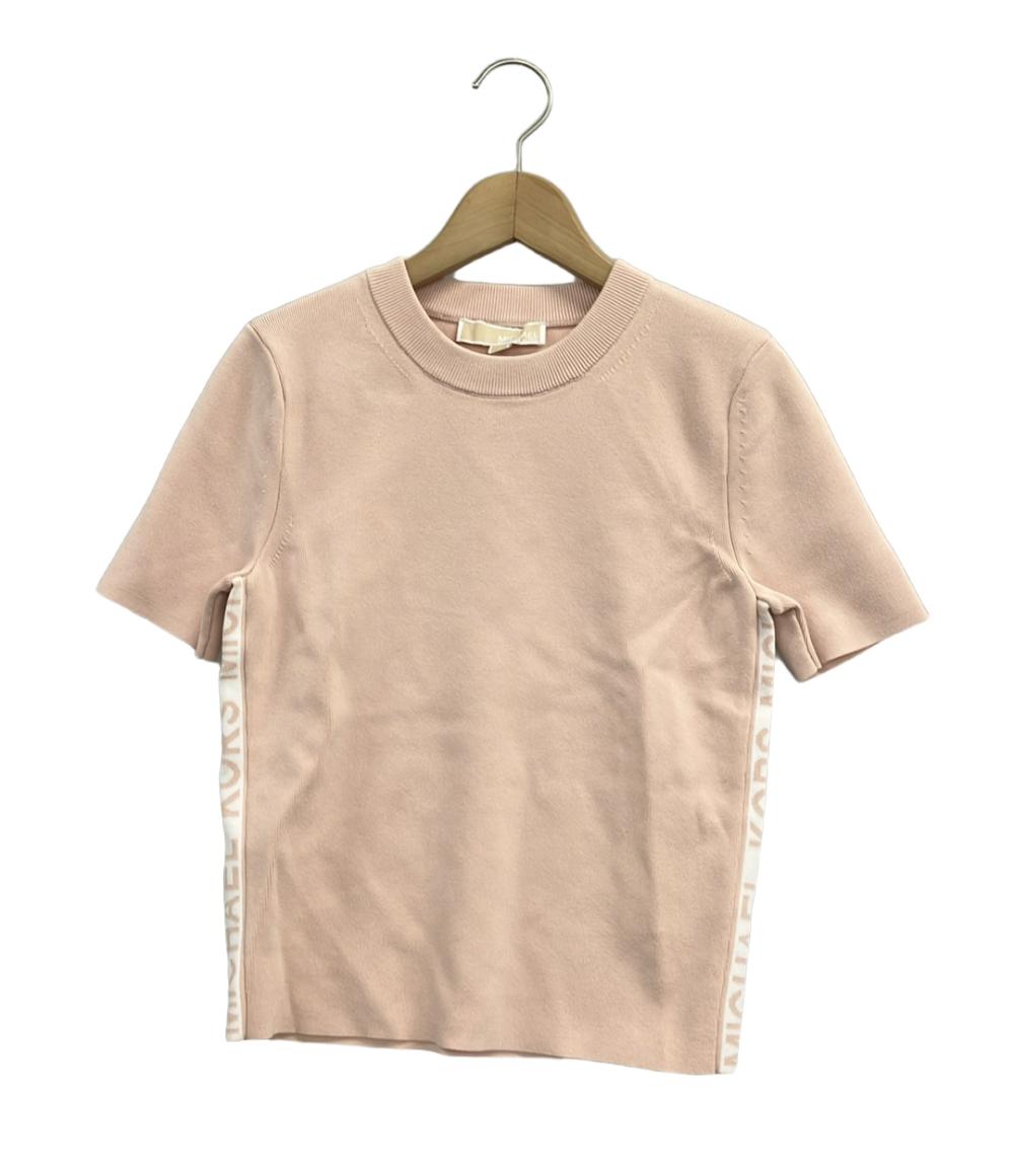 MICHAEL KORS - MICHAEL KORS ベージュ 半袖ニット XXS マイケルコース 半袖ニット レディース SIZE S (S) Michael Kors