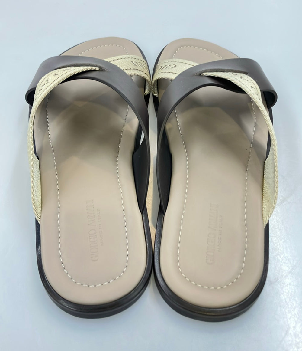 GIORGIO ARMANI クロスストラップサンダル メンズ SIZE 8 ジョルジオアルマーニ