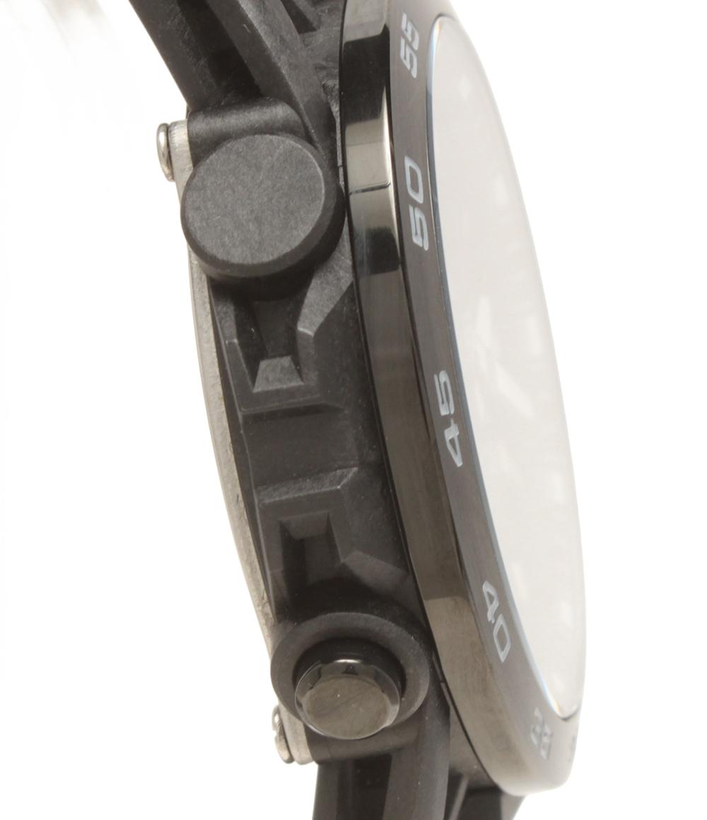 美品 CASIO 腕時計 エディフィス EDIFICE クオーツ ブラック ECB-40 メンズ カシオ