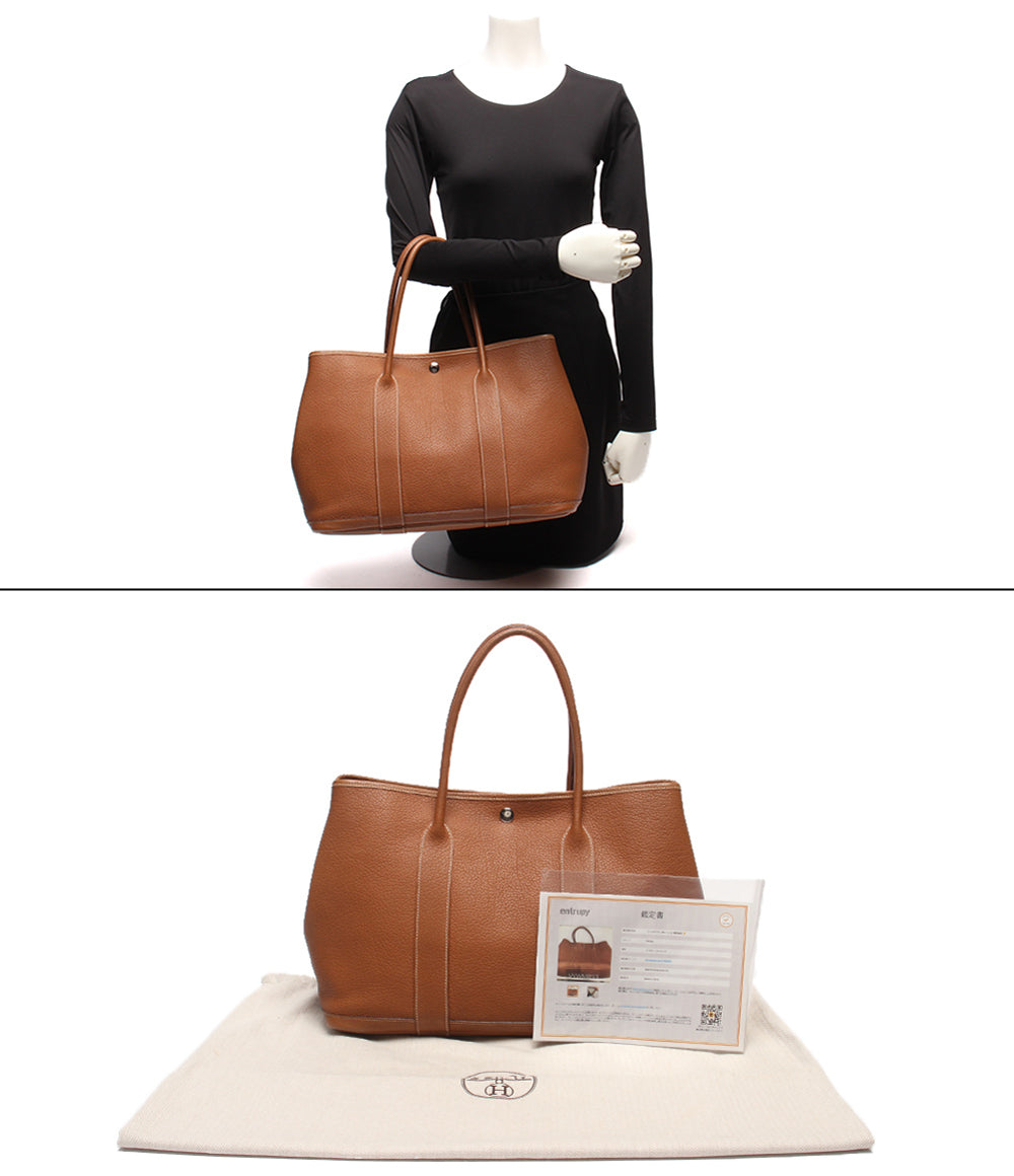 HERMES トートバッグ □N刻印 シルバー金具 トリヨンクレマンス ガーデンパーティPM レディース エルメス