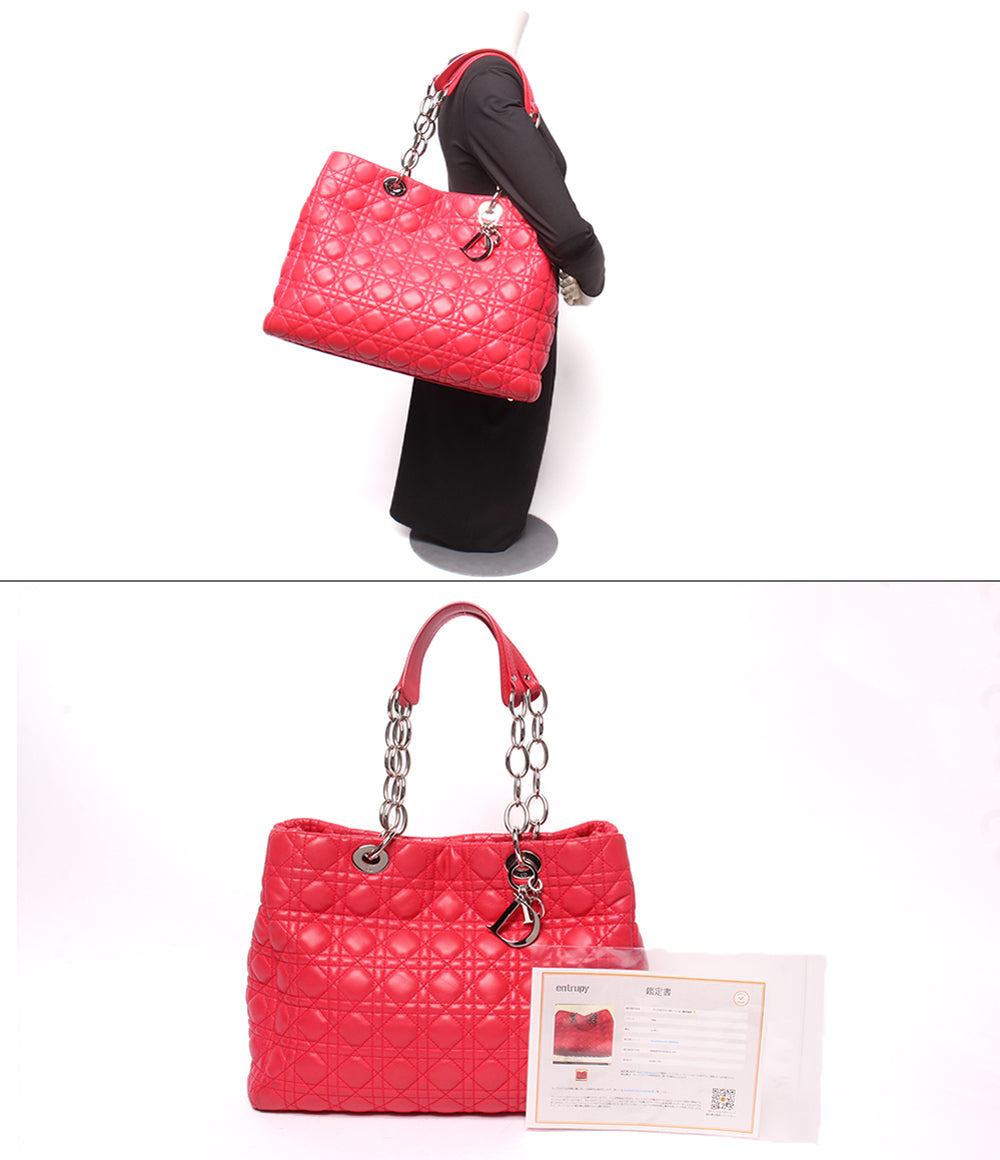 Christian Dior トートバッグ ショルダーバッグ 肩掛け カナージュ 04-RU-1101 レディース クリスチャンディオール