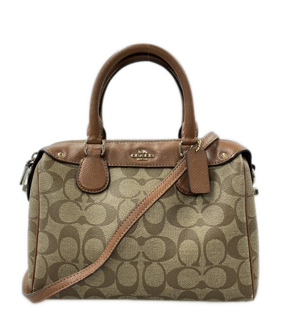 COACH 2wayハンドバッグ ショルダーバッグ シグネチャー F36702