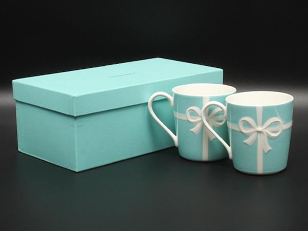 美品 TIFFANY&Co. マグカップ 2点セット ペア ブルーボックス 