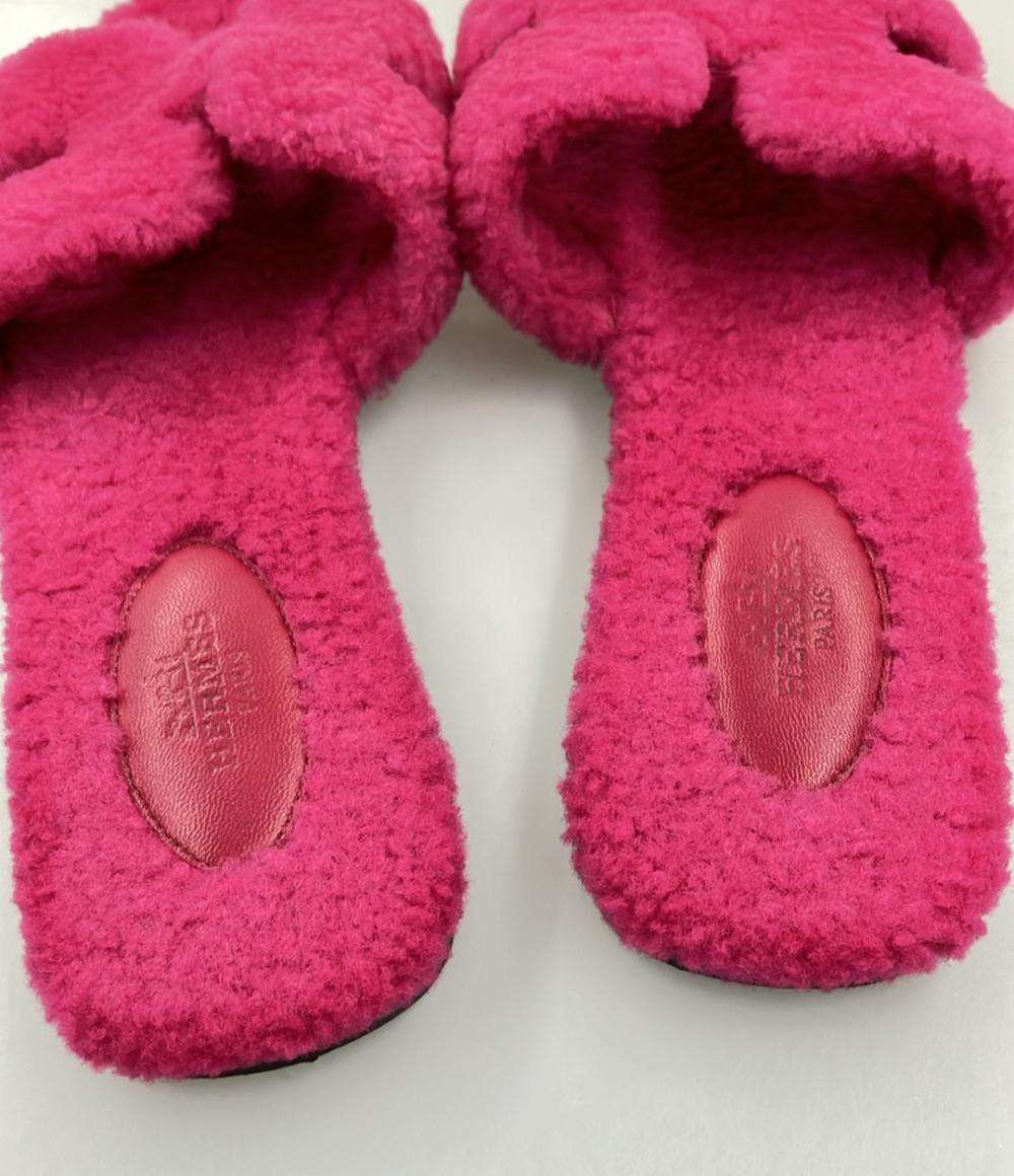 エルメス フラットサンダル Hロゴ レディース SIZE 39 (XL) HERMES