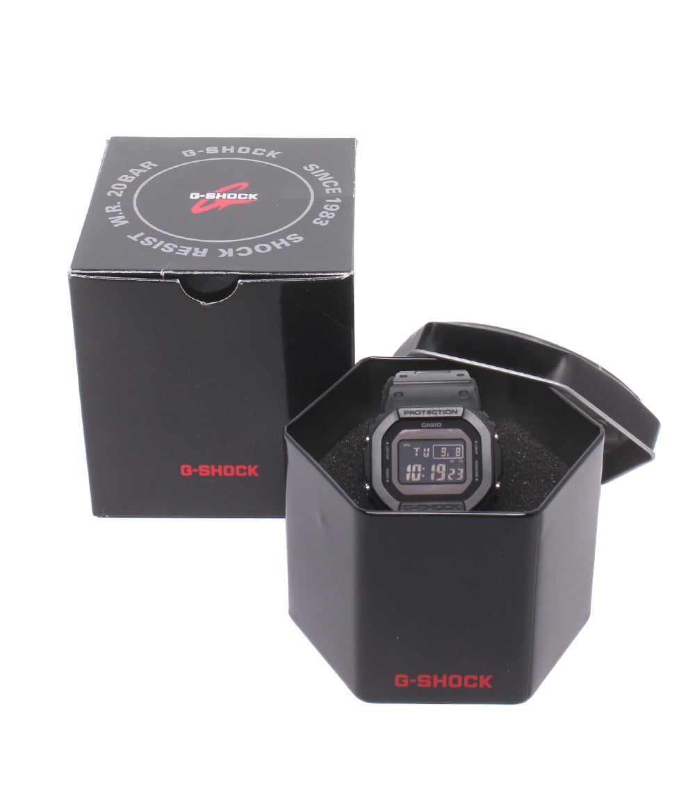 CASIO 腕時計 ブルートゥース搭載 G-SHOCK ソーラー電波 ブラック GW-B5600 メンズ カシオ