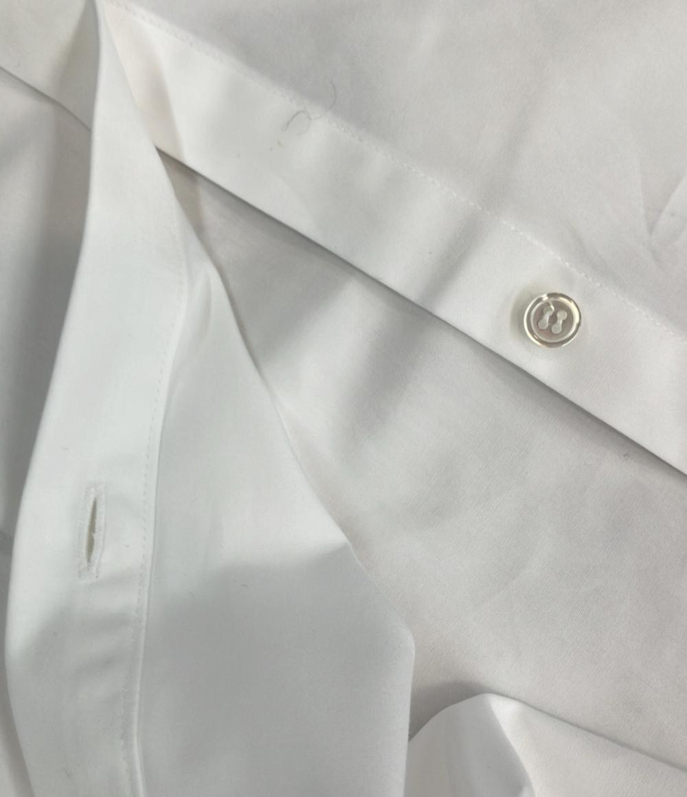 Drawer 長袖ブラウス コットンシアー 切替リボン 23AW 6521-299-1123 レディース SIZE 38 (M) ドゥロワー