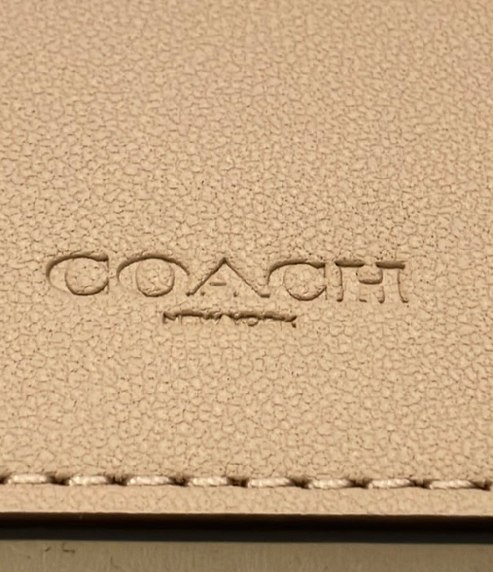美品 COACH 二つ折り財布 シグネチャー C8724 レディース コーチ