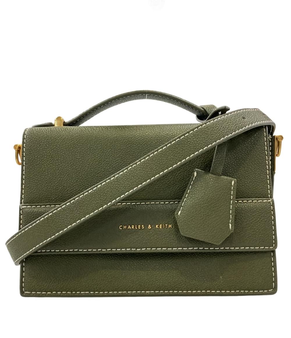 CHARLES & KEITH ブラウンカーキ ビジネスバッグ 肩掛け A4可 CHARLES & KEITH エクストララージ トートバッグ 【再入荷
