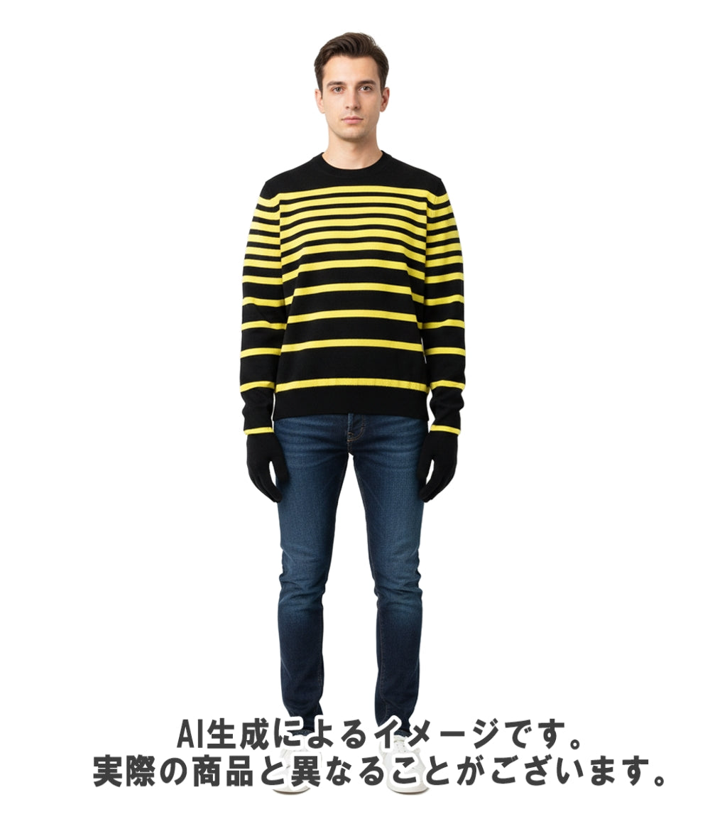 LOEWE グローブスリーブ ストライプウールセーター メンズ SIZE XS ロエベ