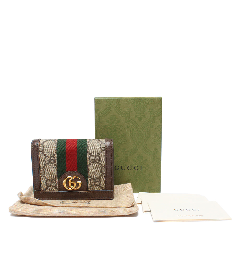 美品 GUCCI 二つ折り財布 オフィディア 523155 レディース グッチ