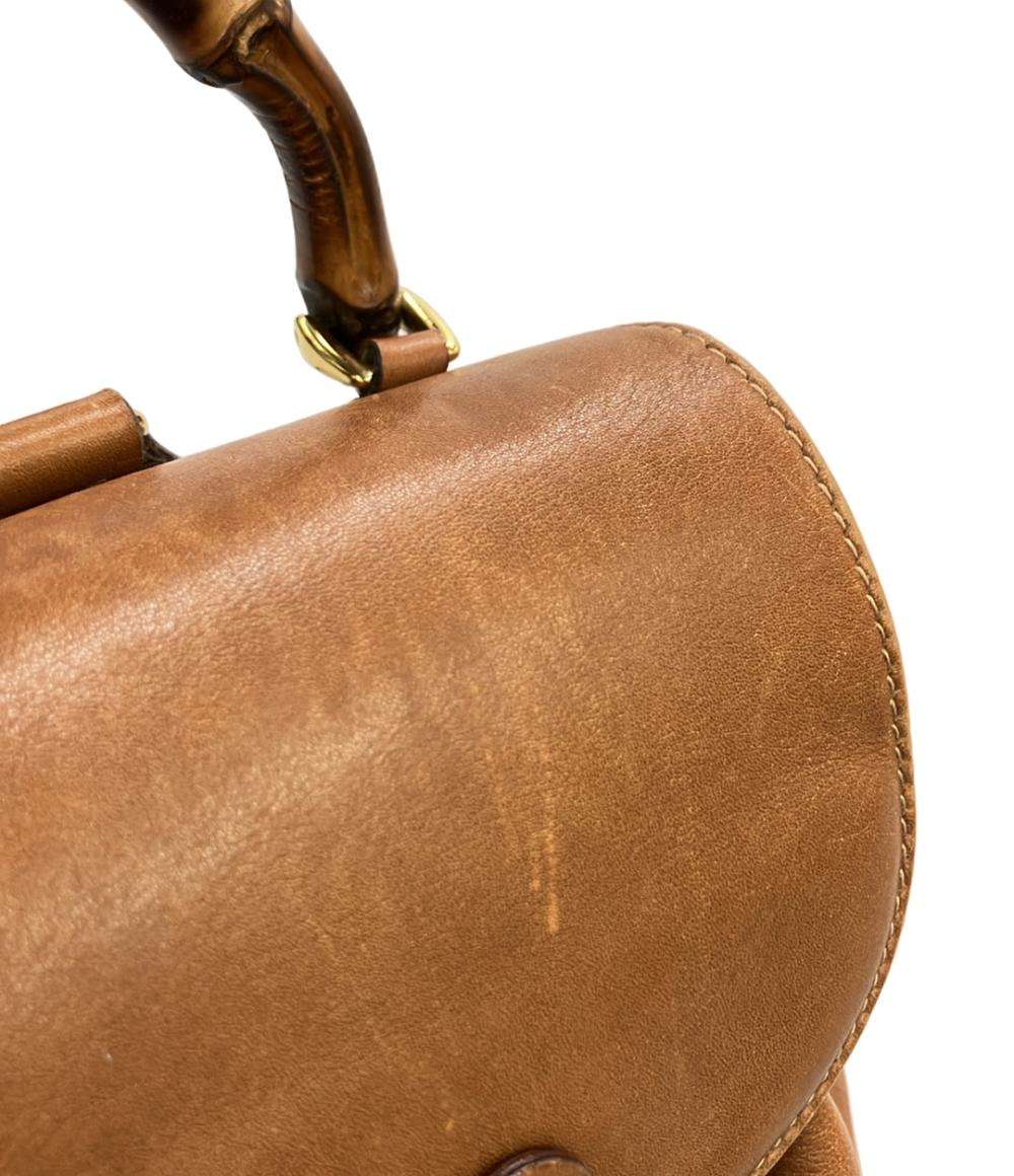 GUCCI レザー リュック ミニリュック バンブー 008 1705 0030 レディース グッチ