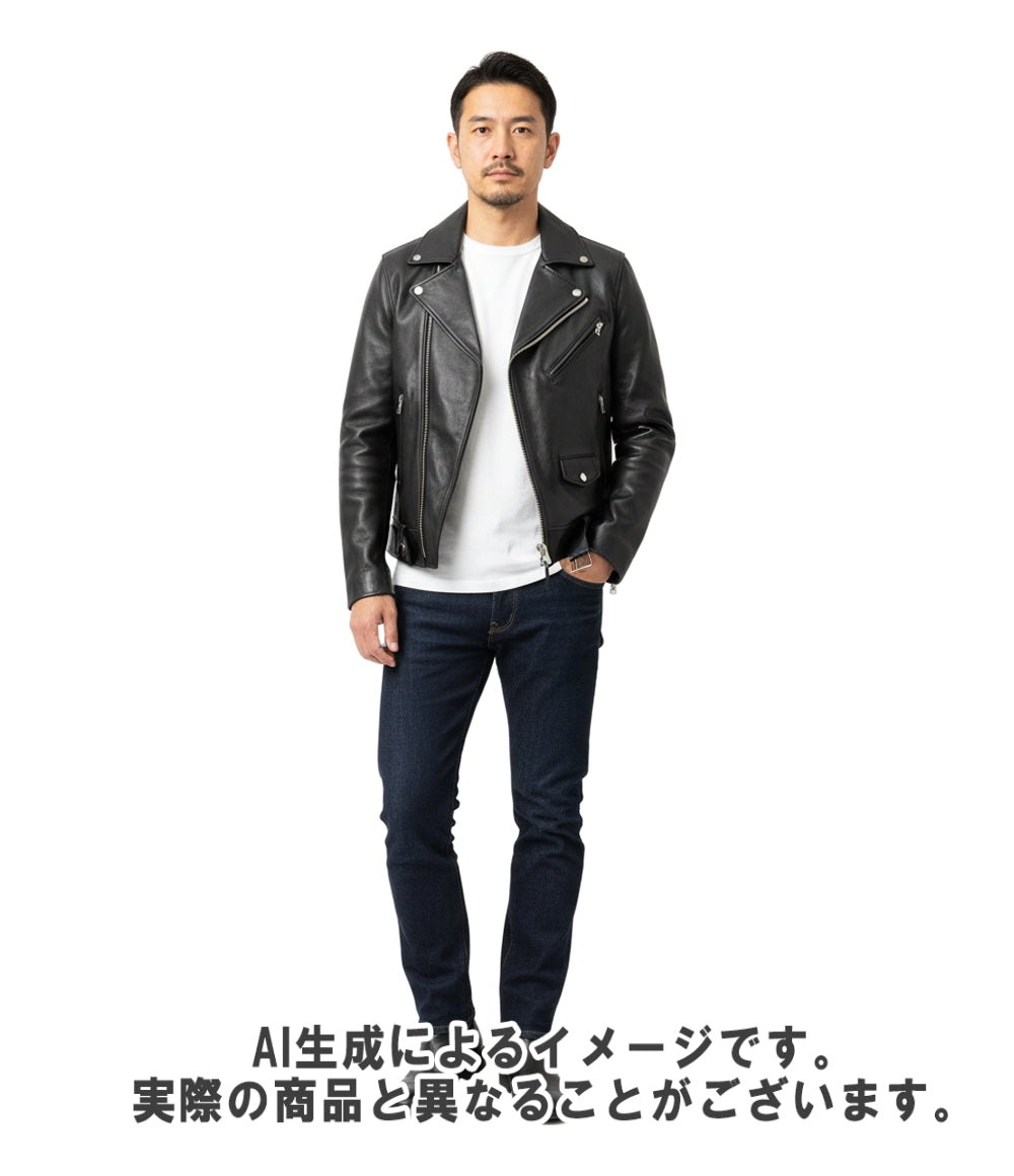 ACNE STUDIOS レザー ダブル ライダースジャケット NATE CLEAN 2AG156 メンズ SIZE 44 アクネ ストゥディオズ