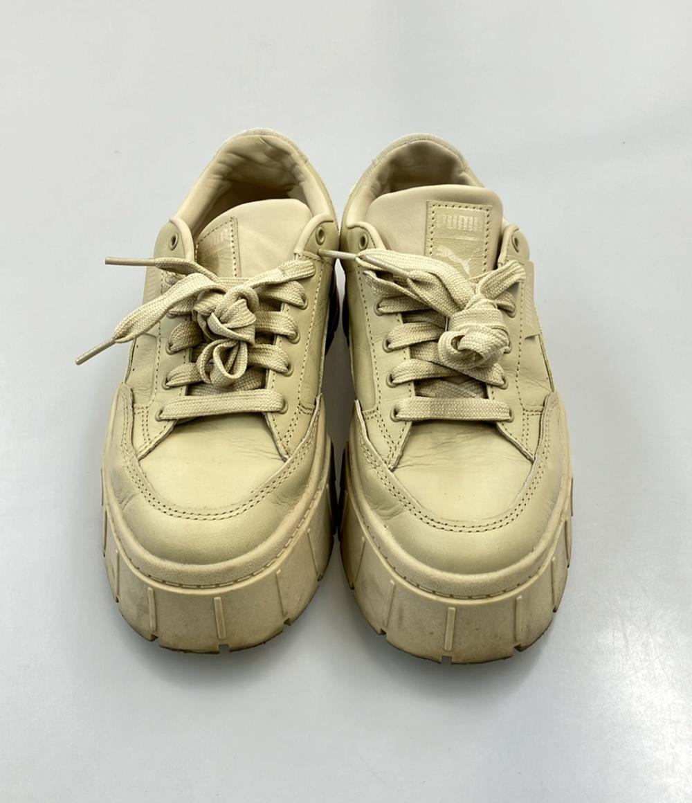 PUMA ローカットスニーカー 厚底 MAYZE STACK 394486-01 レディース SIZE 24.0 (L) プーマ