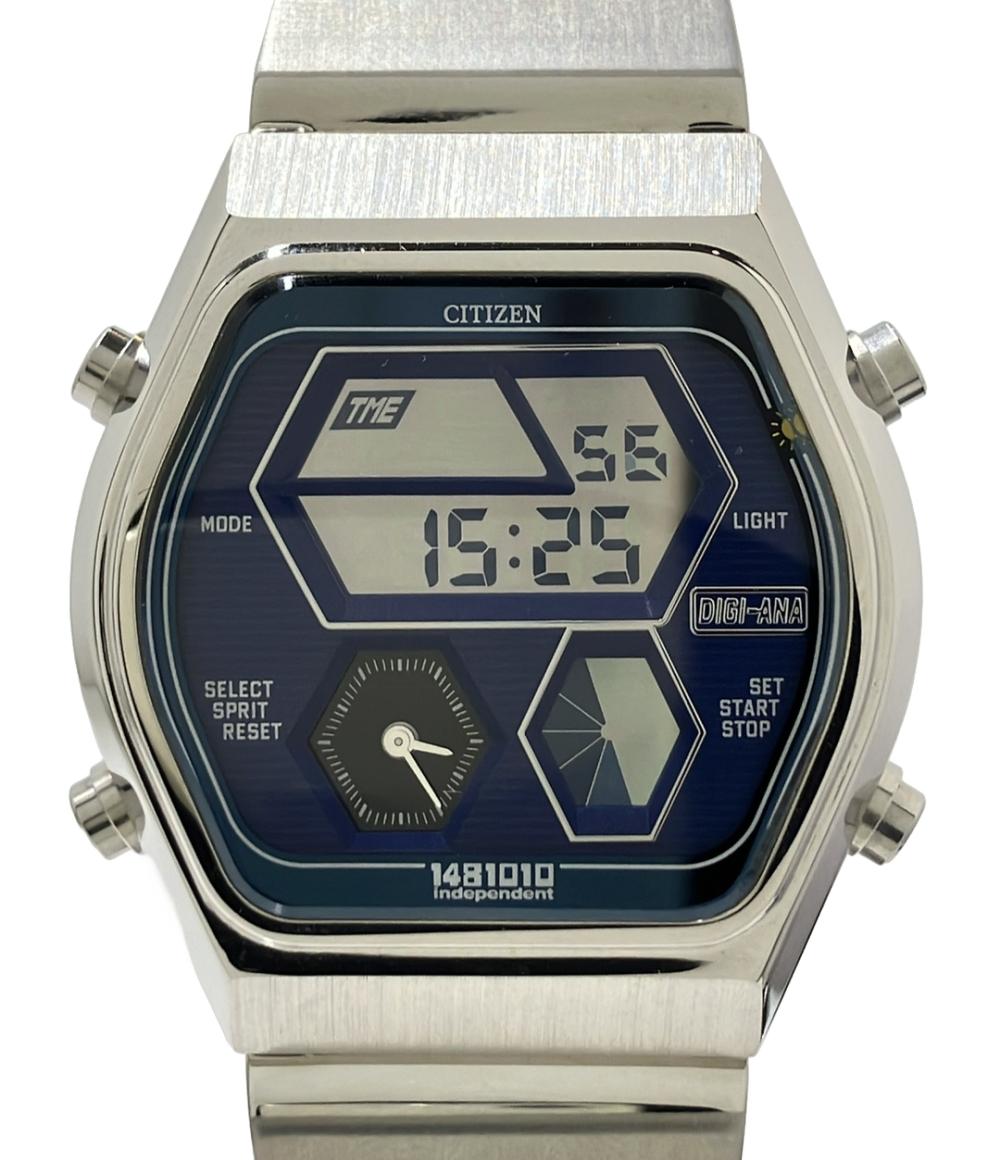 CITIZEN 腕時計 インディペンデント クオーツ ブルー C352-L19311