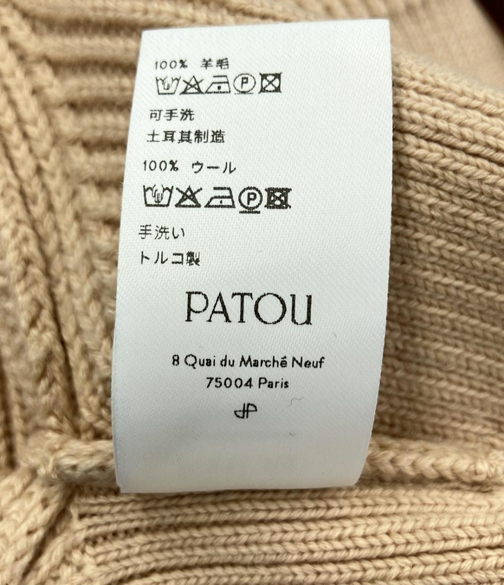 美品 PATOU 長袖ニット クロップドニット レディース SIZE XL パトゥ