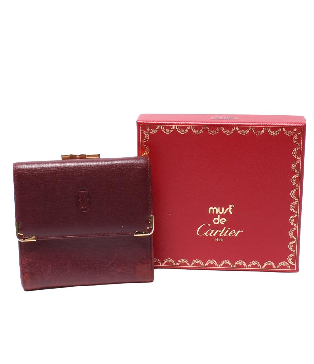 カルティエ 三つ折り財布 レディース Cartier