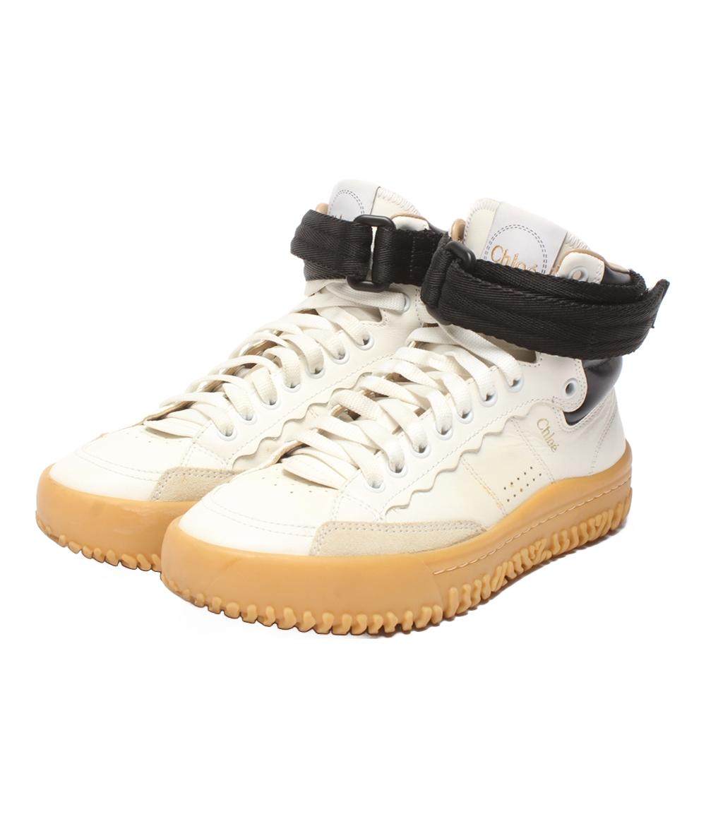 Chloé ハイカットスニーカー 【Size 39】 Chloe ベルクロハイカットスニーカー FRANCKIE レディース SIZE 36