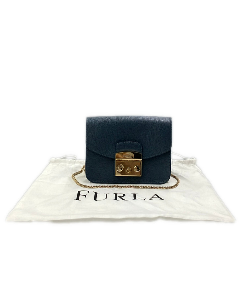 FURLA ショルダーバッグ 斜め掛け チェーン レザー レディース フルラ