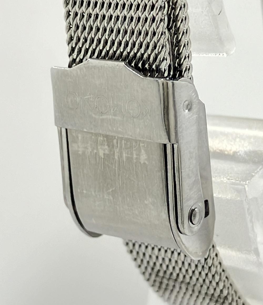 コモノ 腕時計 クオーツ シルバー レディース KOMONO