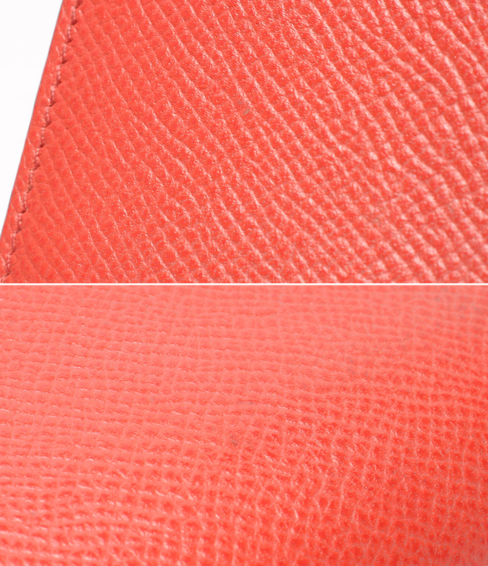 HERMES ラウンドファスナー長財布 T刻印 シルバー金具 アザップロング シルクイン レディース エルメス