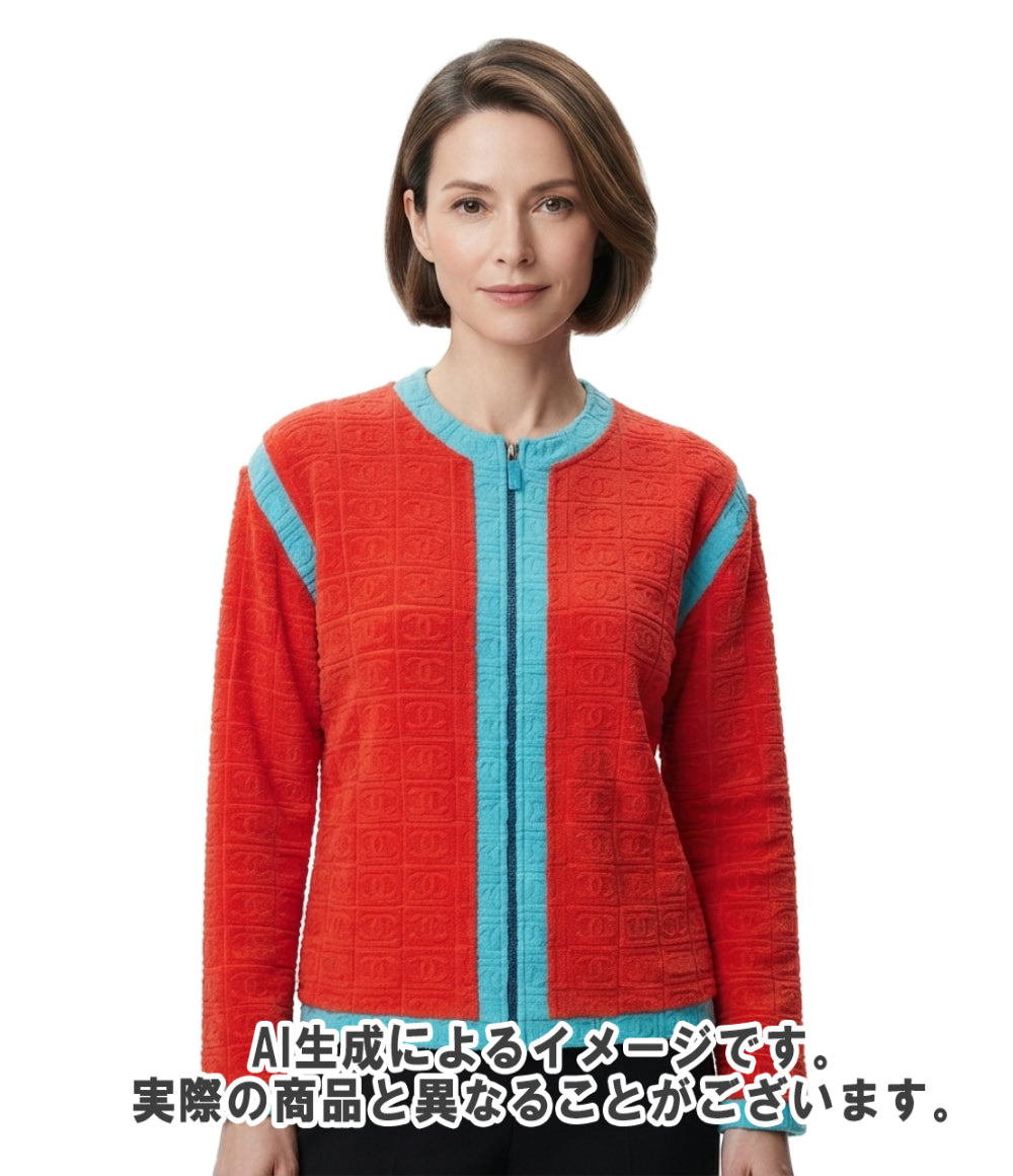 CHANEL ジャガードパイル地 カーディガン レディース シャネル