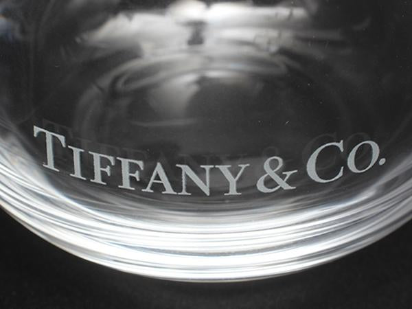 美品 TIFFANY&Co. グラス タンブラー 2点セット ペア TCO ティファニー