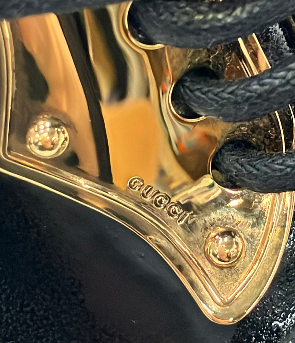 GUCCI オックスフォード プラットフォーム パンプス 186073 レディース SIZE 35 (22.5cm) グッチ