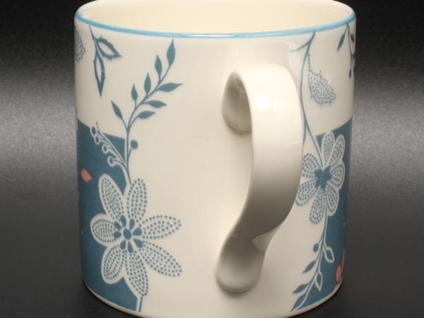 美品 WEDGWOOD マグカップ 2点セット ペア メドウフラワーズ イエロー ピンク ウエッジウッド