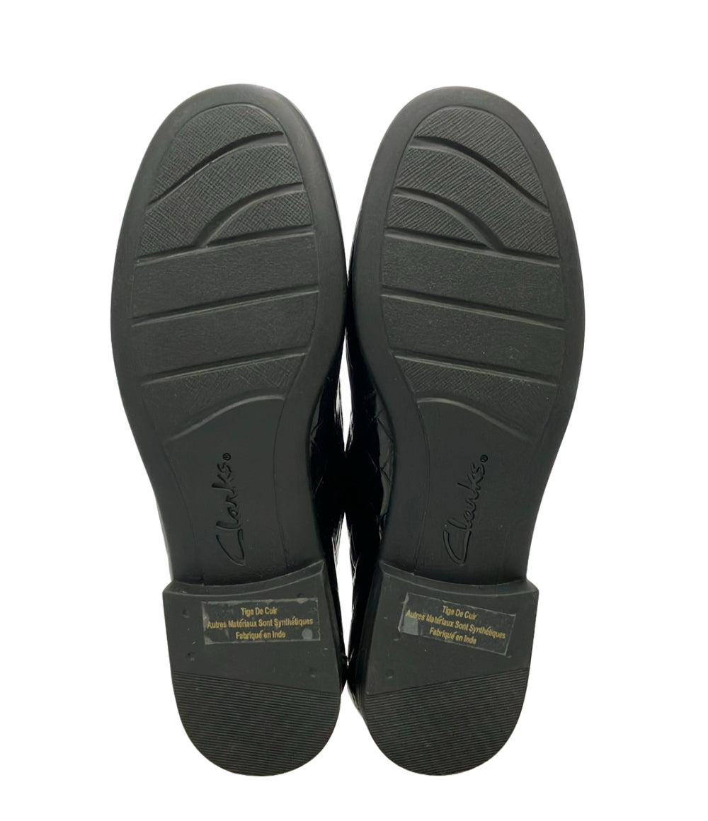 美品 Clarks ローファー クロコ型押し レディース SIZE 6 クラークス