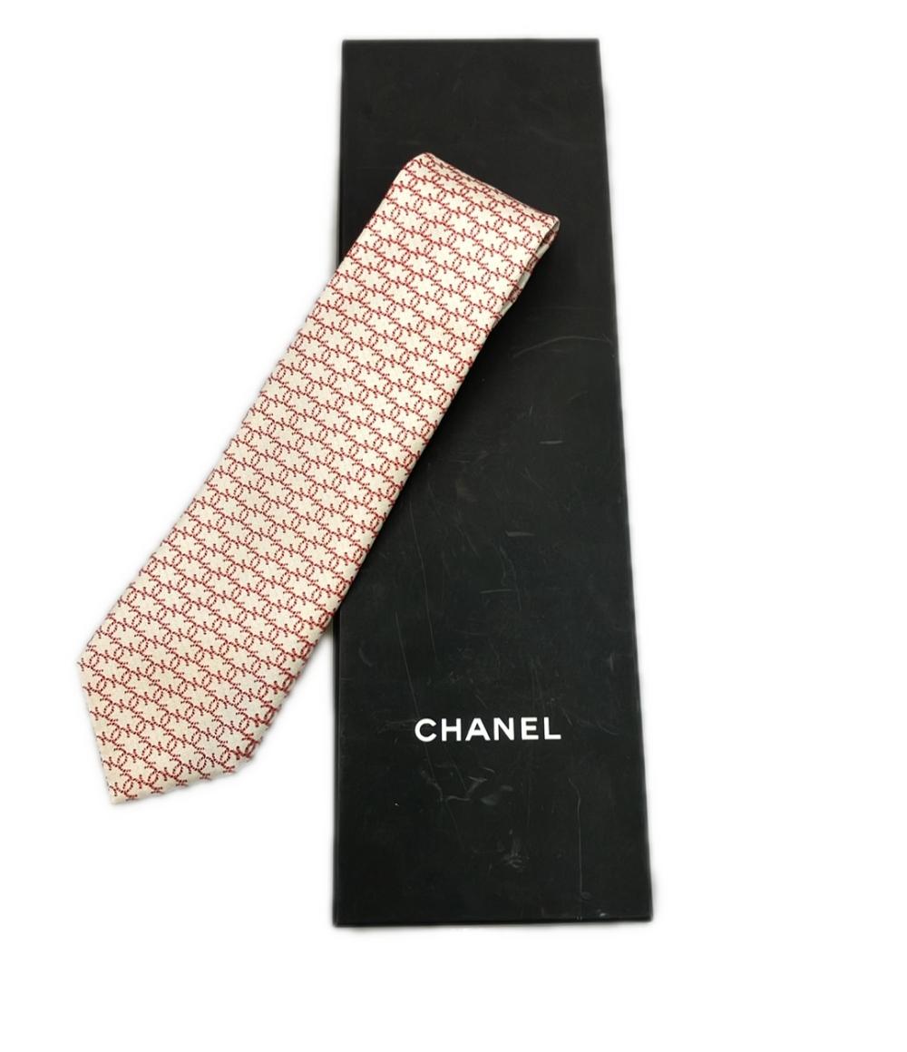 美品 CHANEL ネクタイ ココマーク シルク100% メンズ シャネル