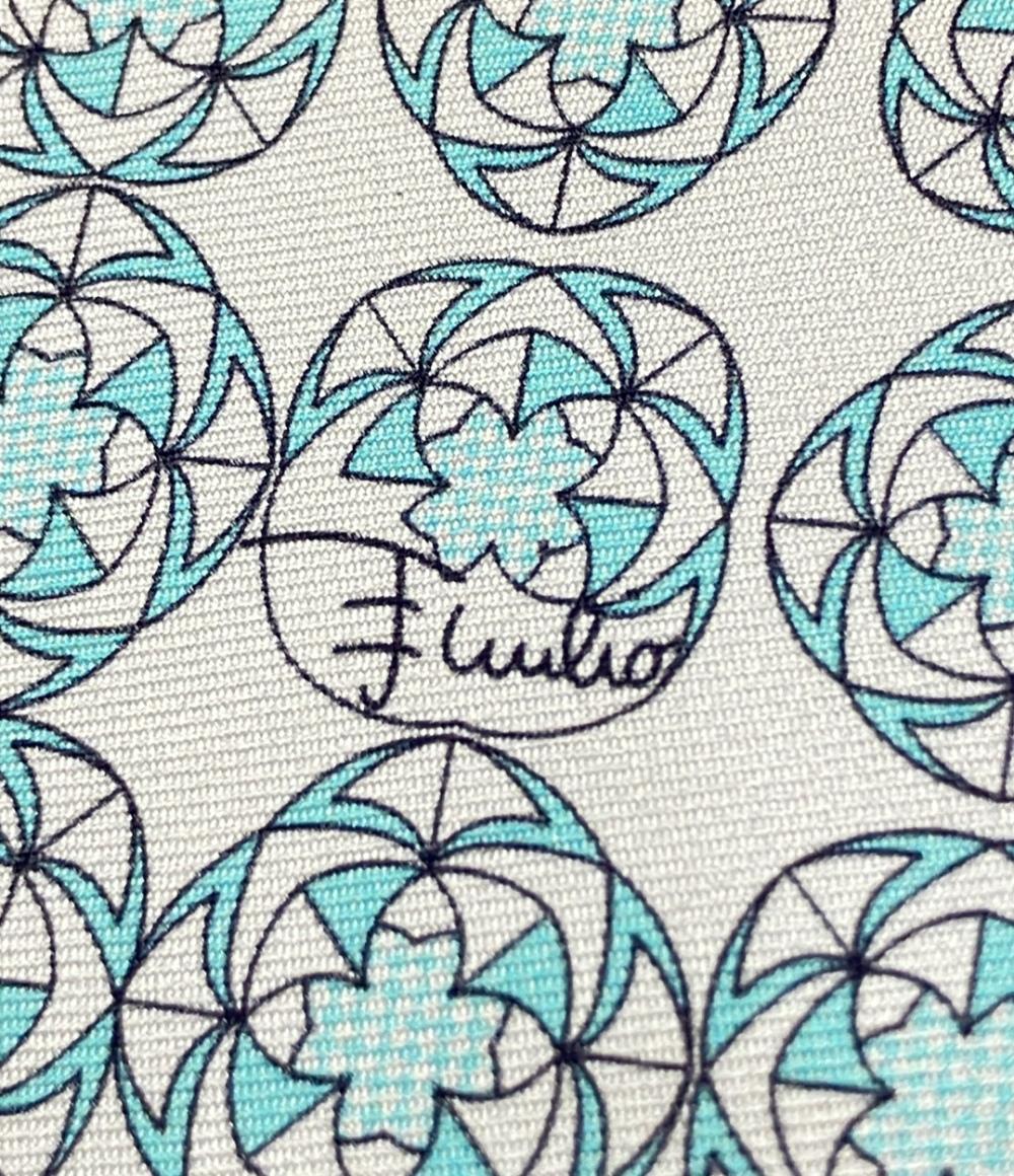 美品 Emilio Pucci ハンカチ スカーフ シルク100% レディース エミリオ・プッチ