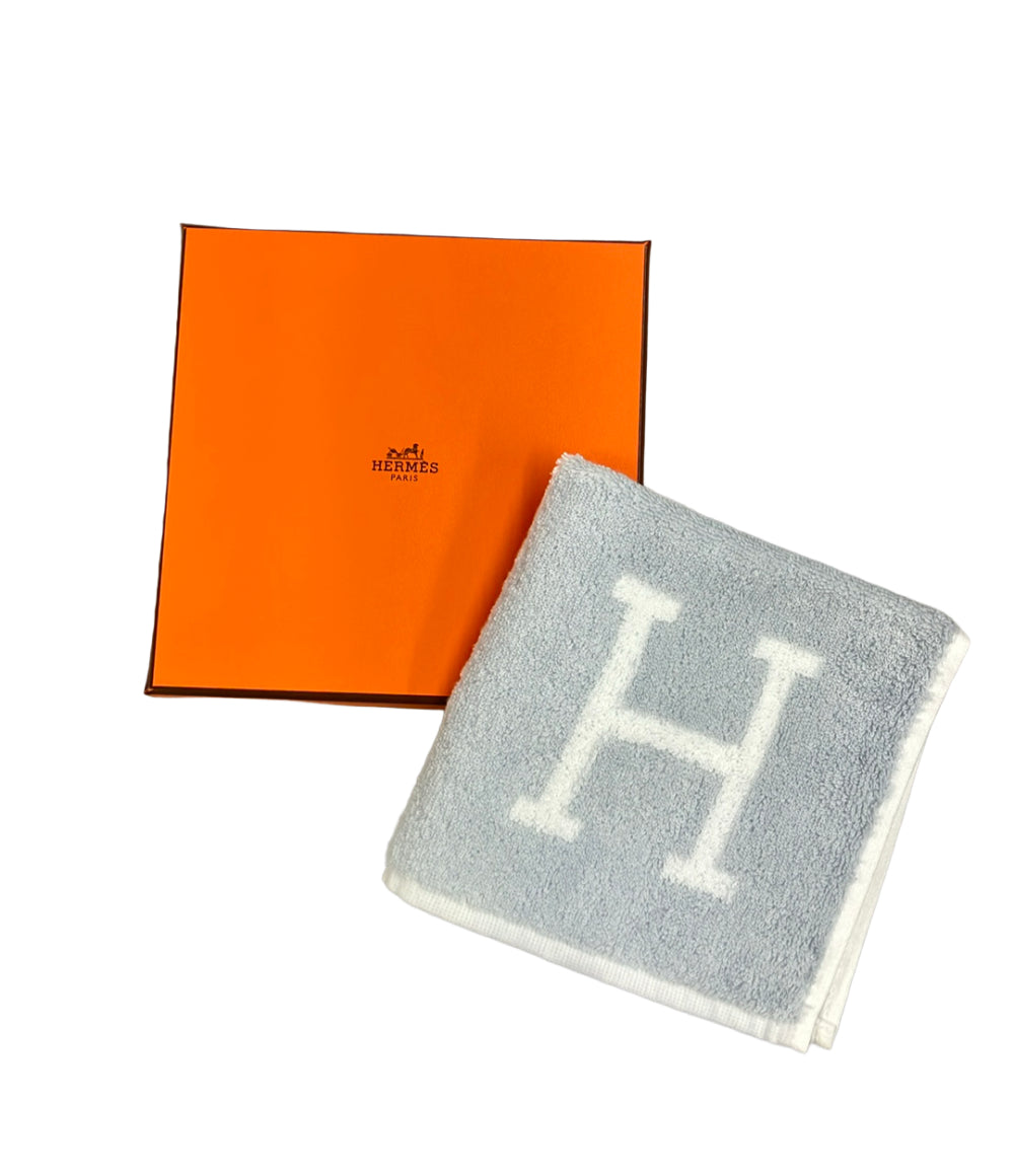 美品 HERMES ハンドタオル カレタオル アヴァロン レディース メンズ エルメス