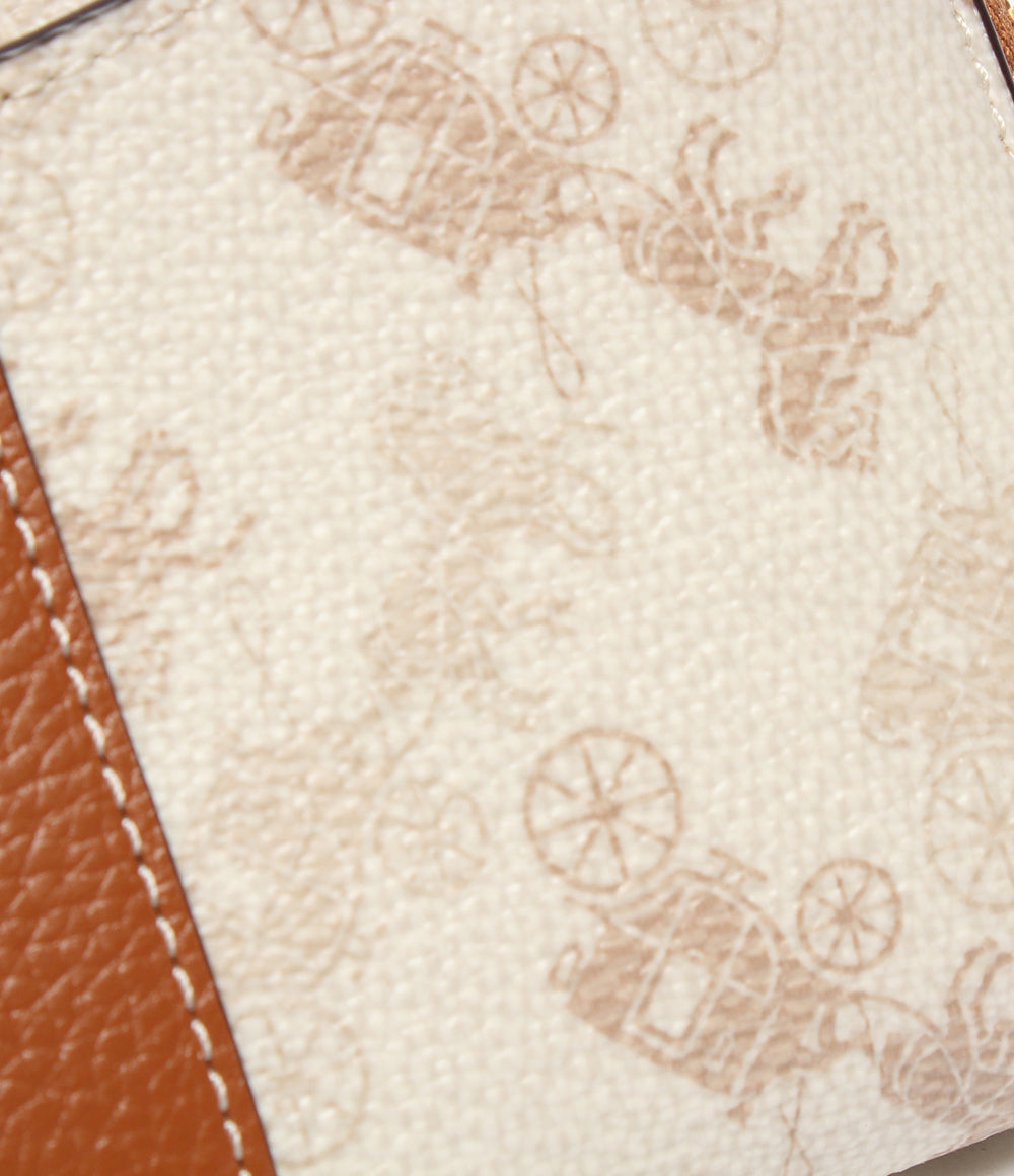 美品 COACH ラウンドファスナー長財布 コーチ
