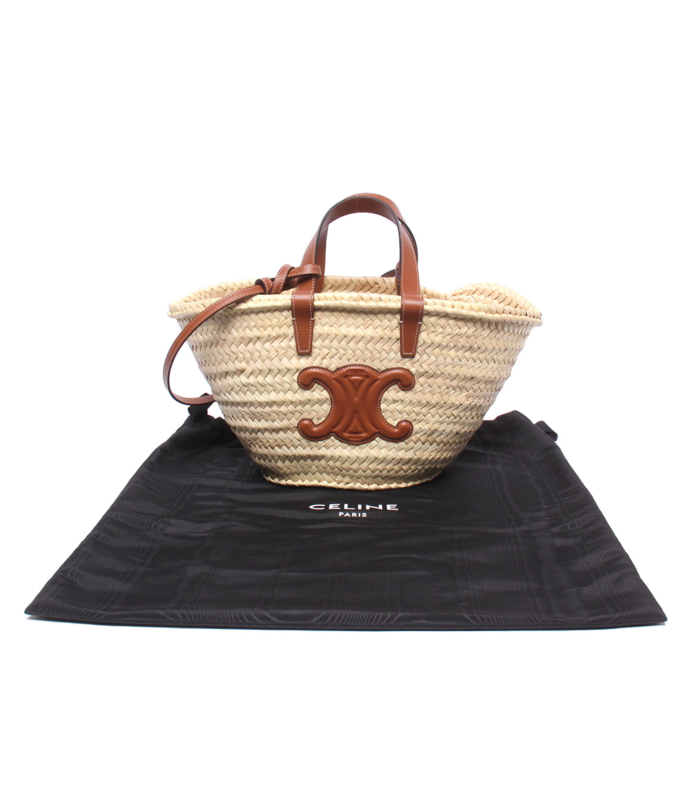 美品 CELINE 2WAY かごバッグ ショルダーバッグ 肩掛け クラシック パニエ ティーン レディース セリーヌ