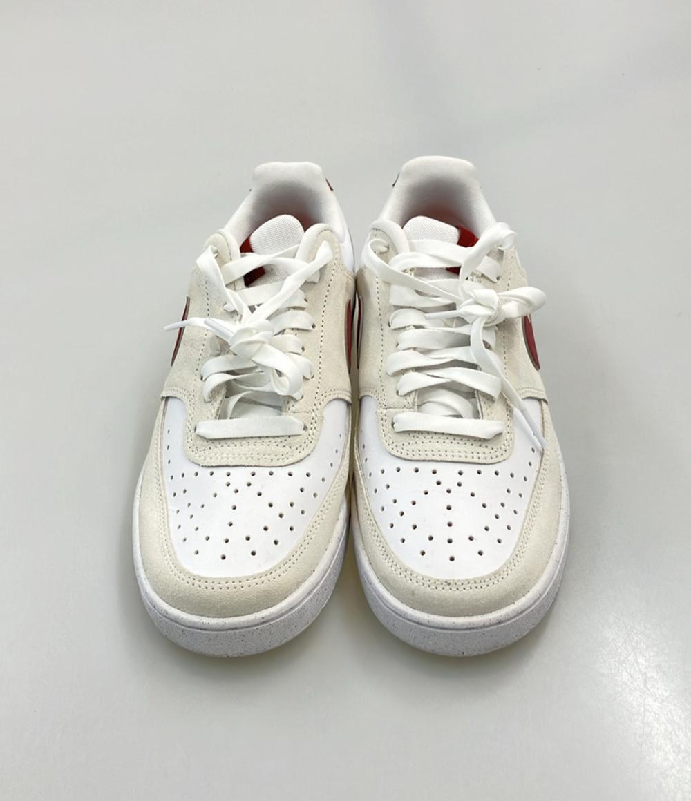 NIKE ローカットスニーカー COURT VISION FQ7628-100 レディース SIZE 24.5 (L) ナイキ